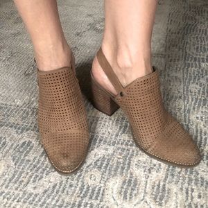 Franco Sarto Slingback Mule Clog heels 8.5